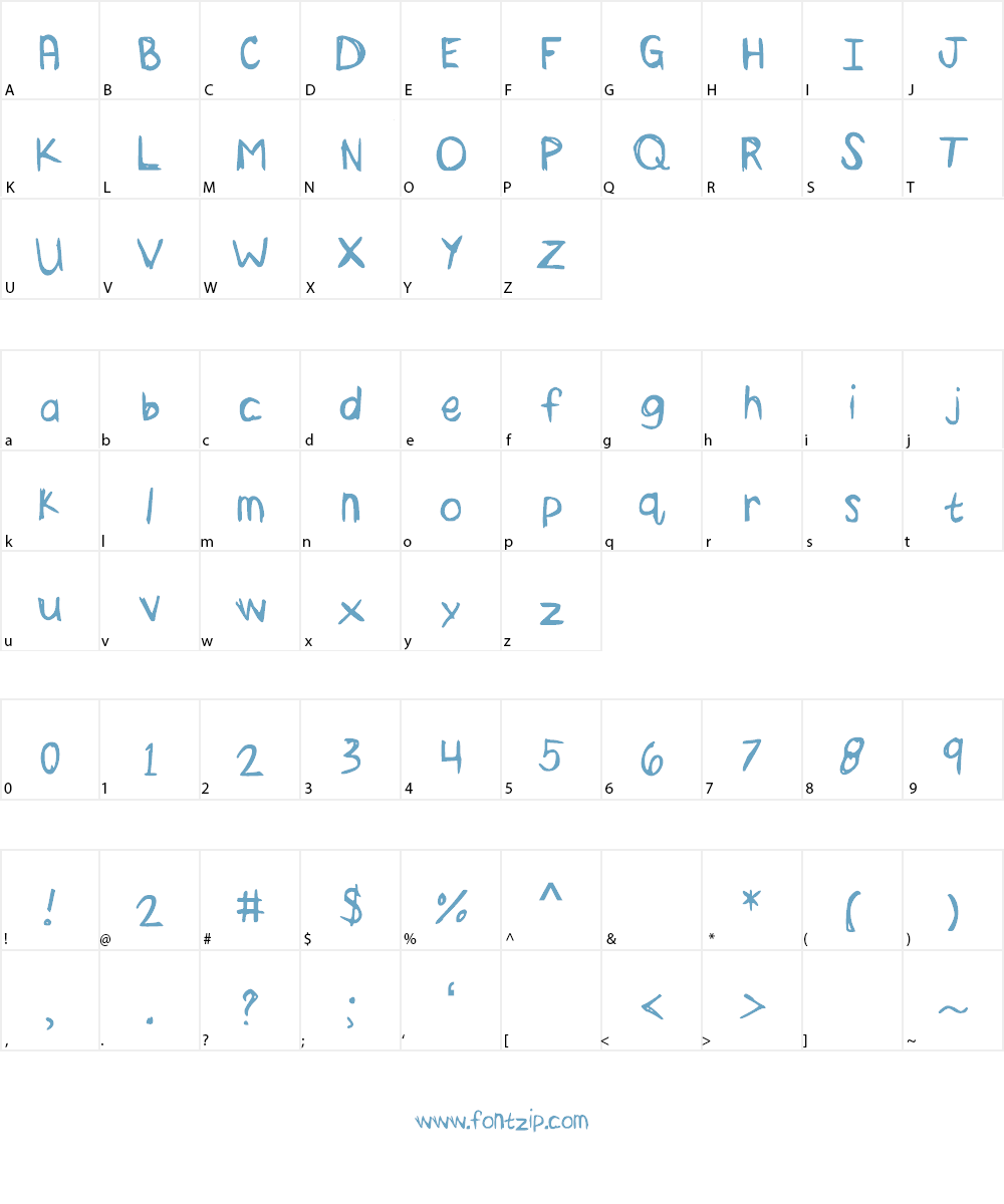 Whatamess Font Character